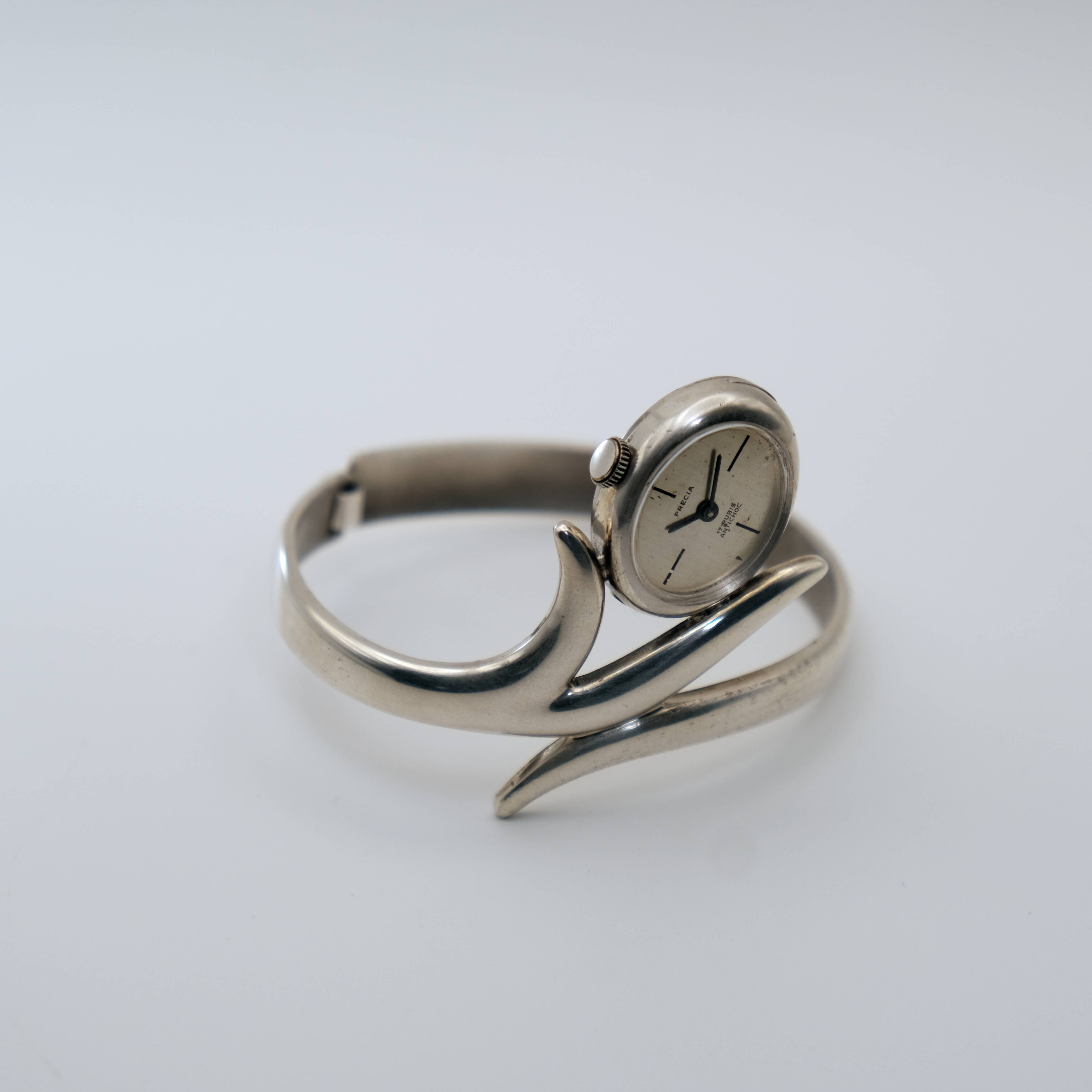 Precia - Montre-bracelet jonc argent 835