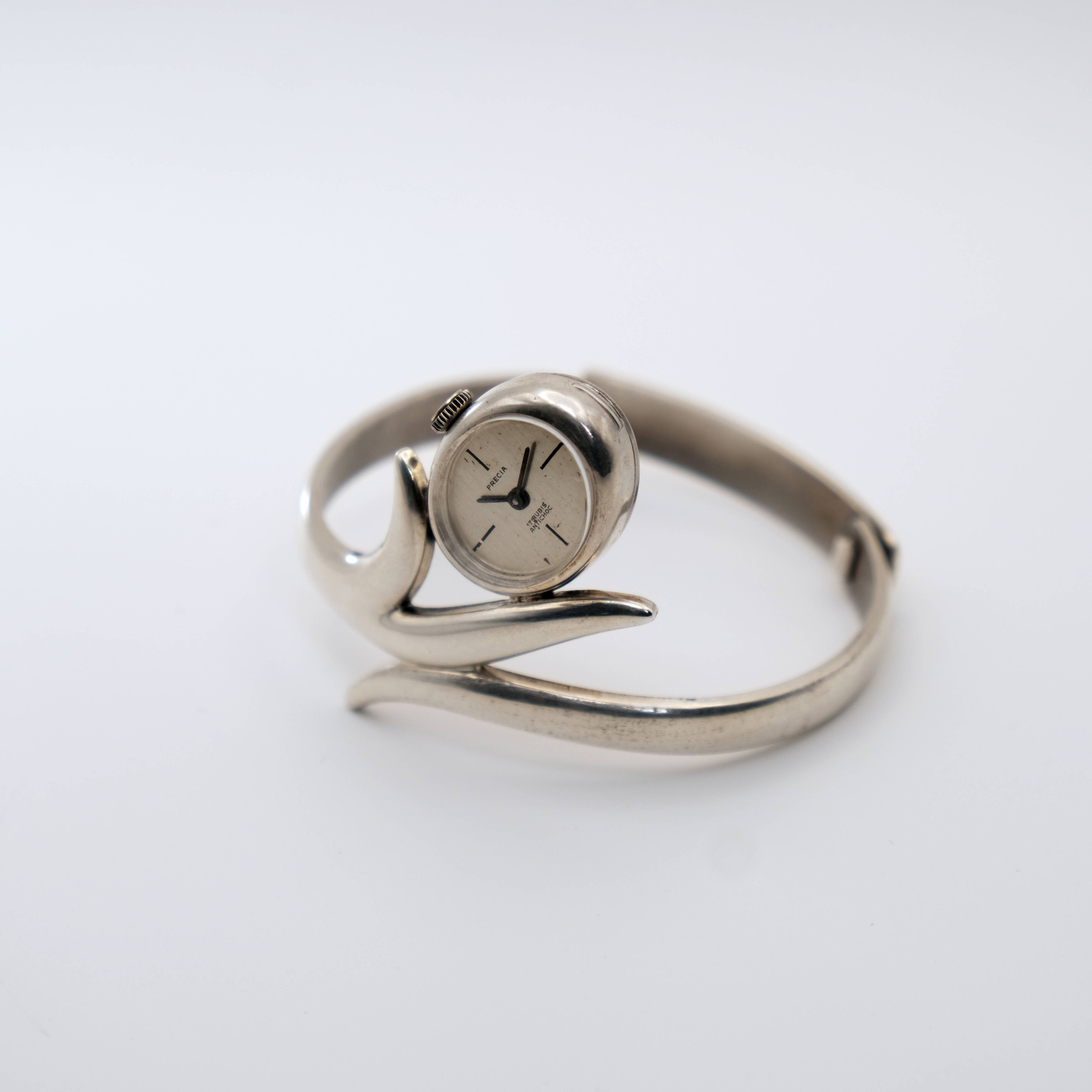 Precia - Montre-bracelet jonc argent 835